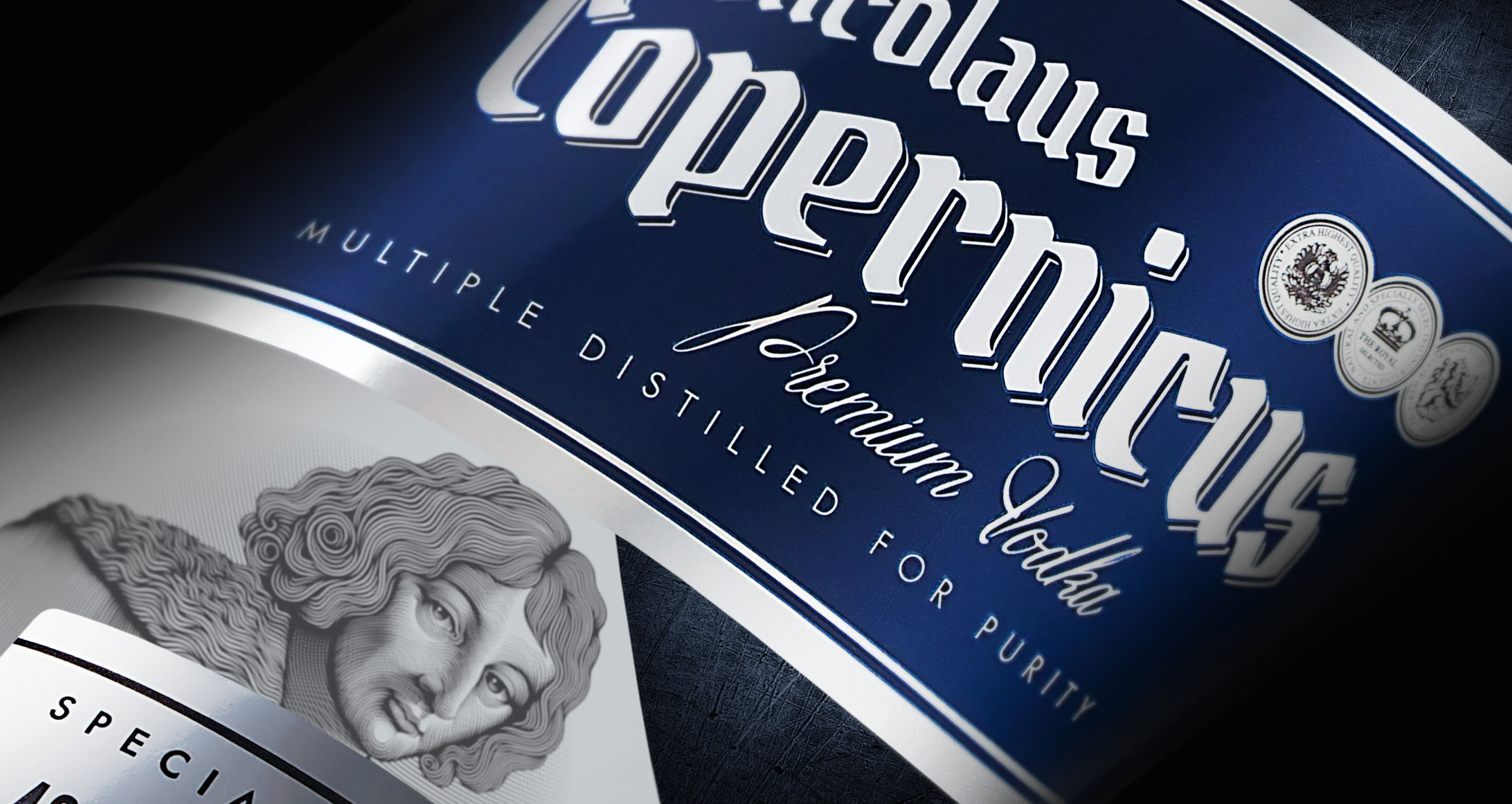 copernicus vodka new packaging design