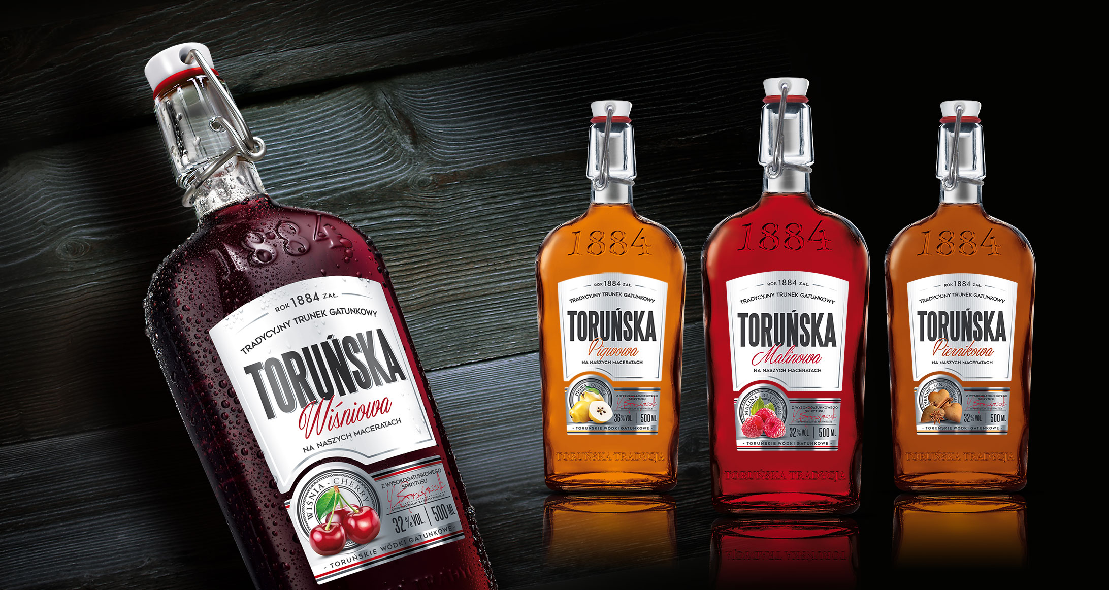 toruńska vodka packaging facelift