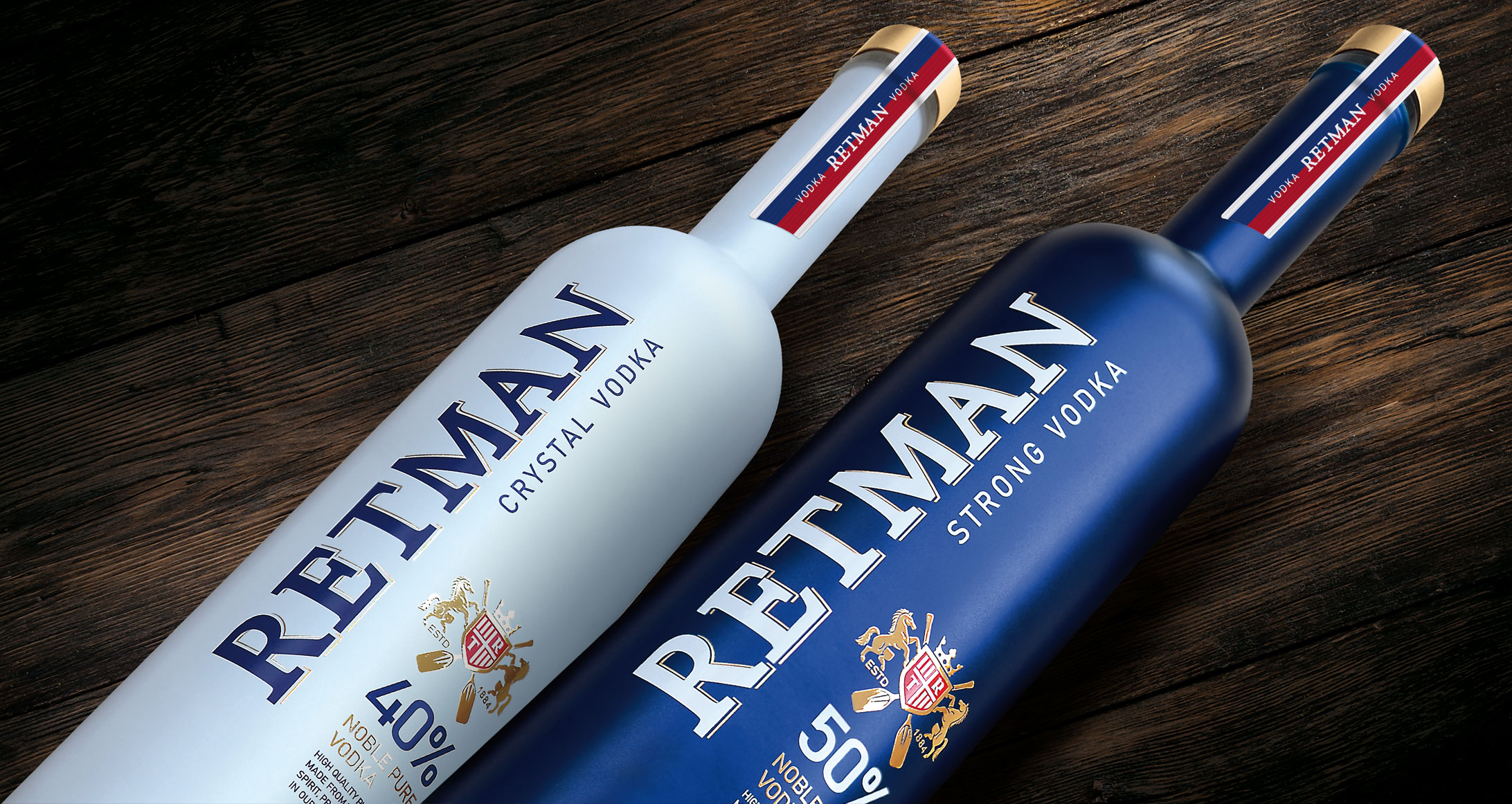 retman vodka new packaging design
