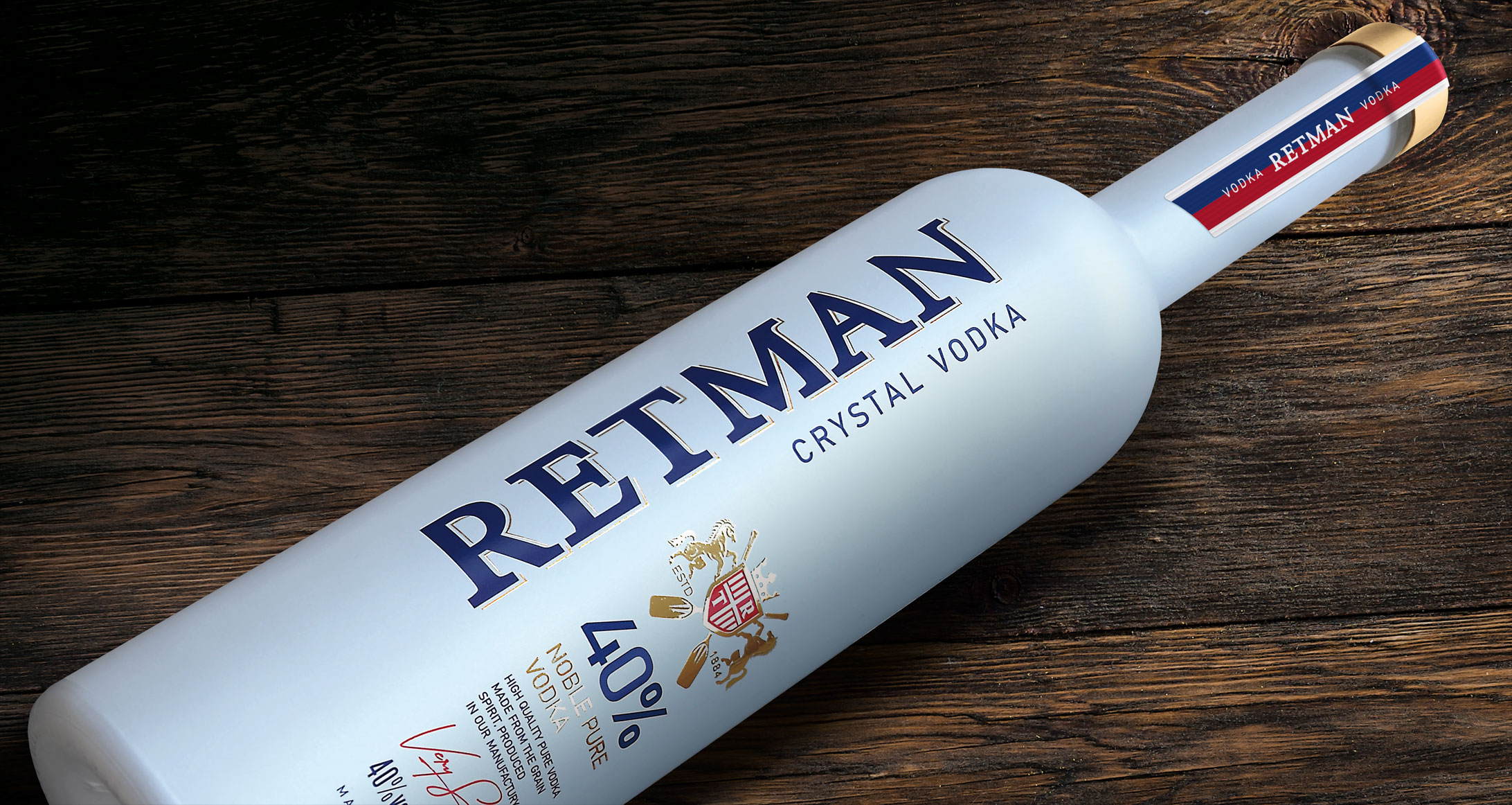 retman vodka new packaging design