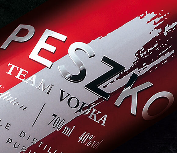 peszko team vodka new packaging design