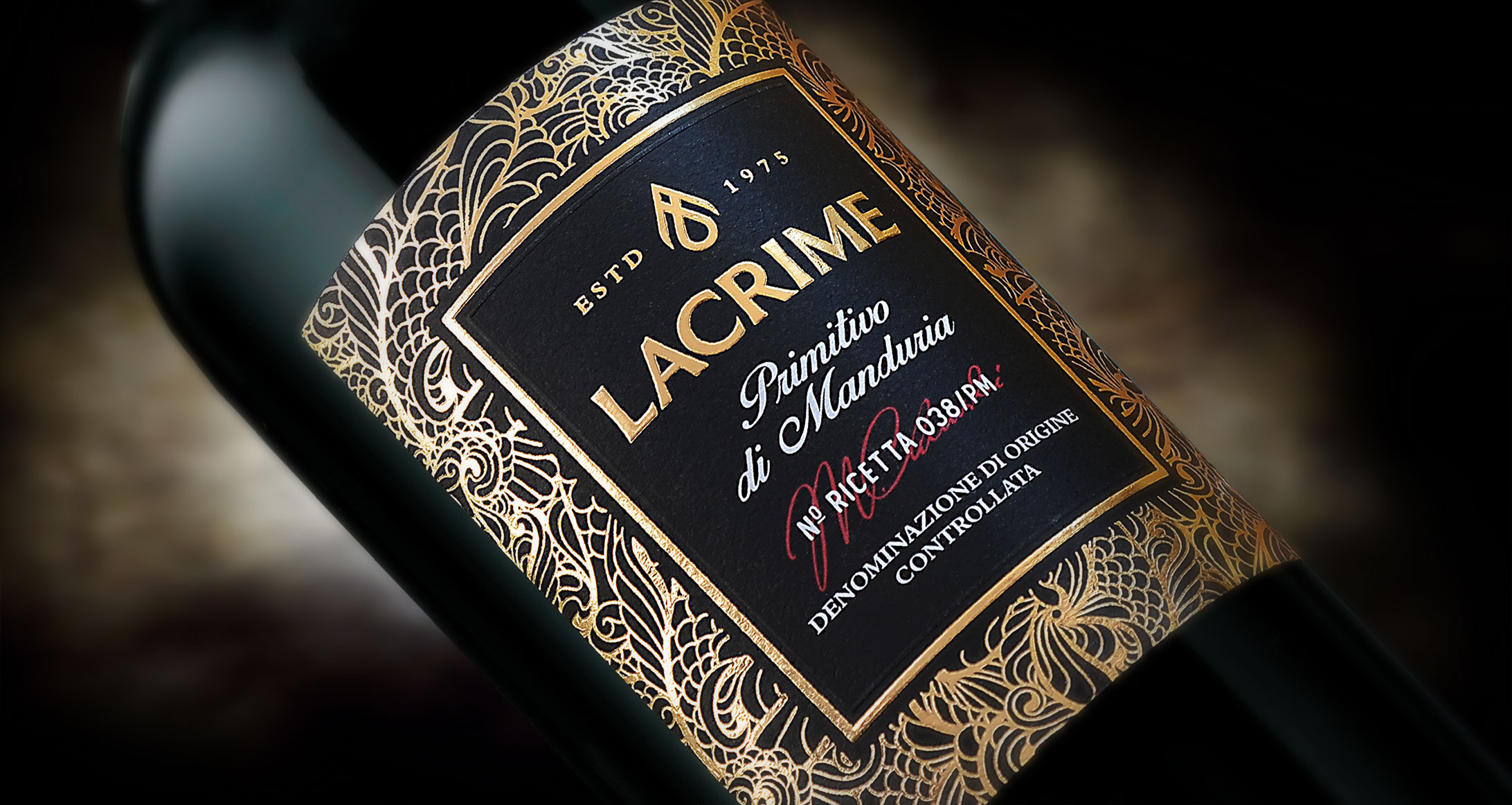 lacrime primitivo di manduria new packaging design