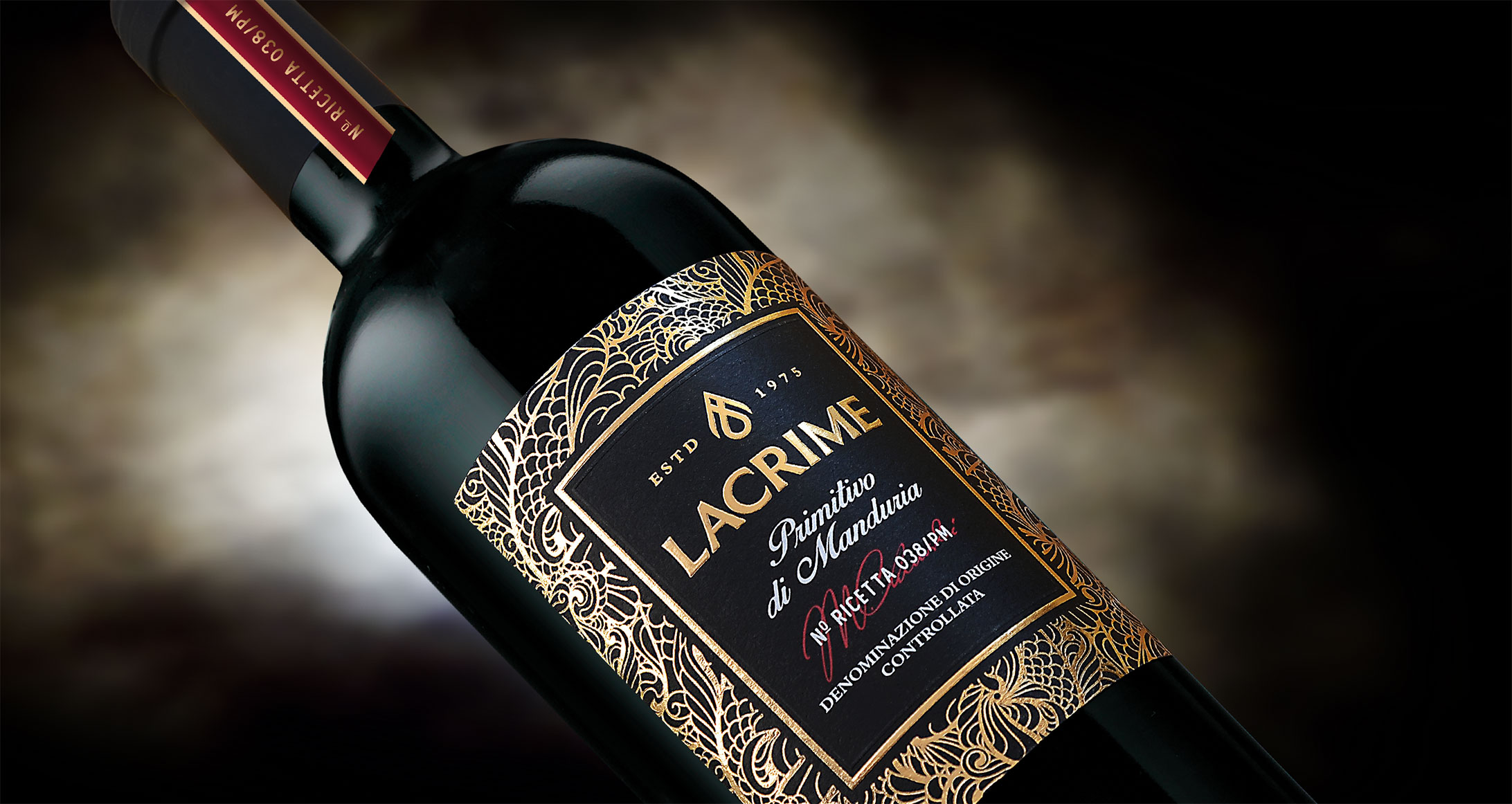 lacrime primitivo di manduria new packaging design