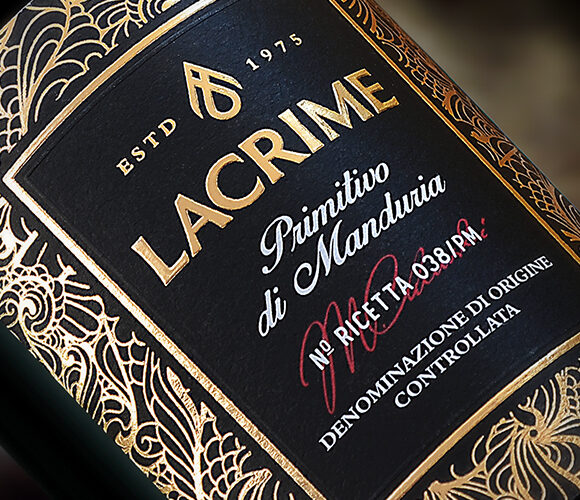 lacrime primitivo di manduria new packaging design