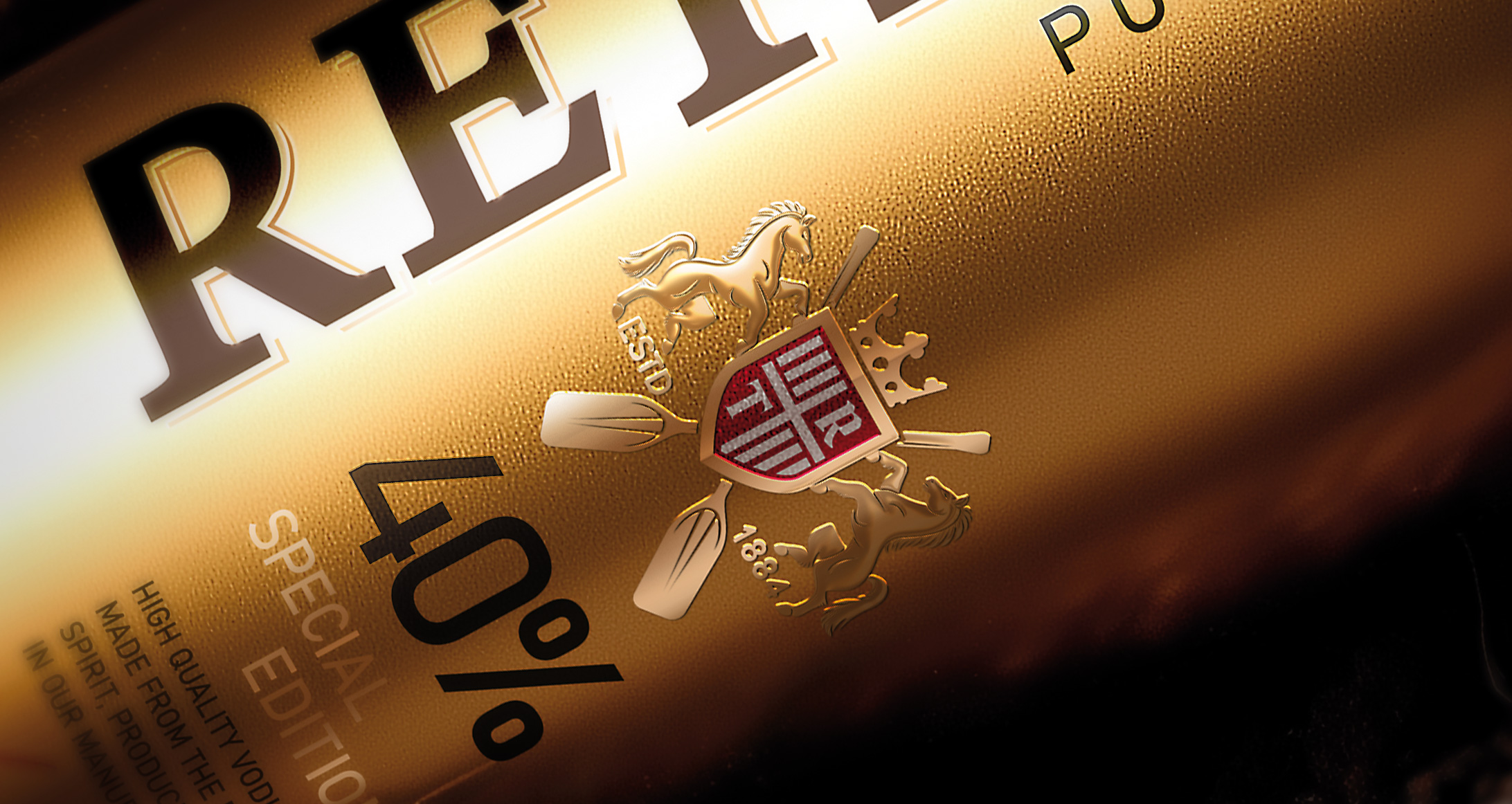 Retman Potato Vodka new packaging design